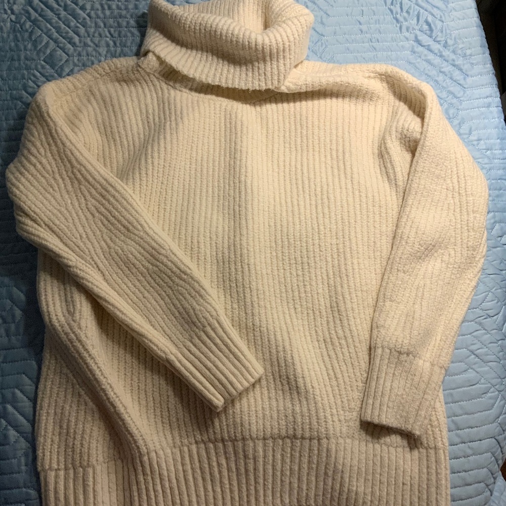 Cream tunic sweater